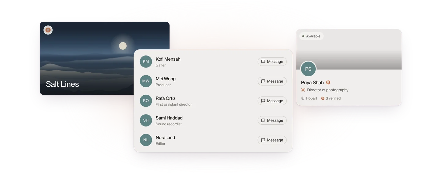 Stay in touch with the people you worked with.